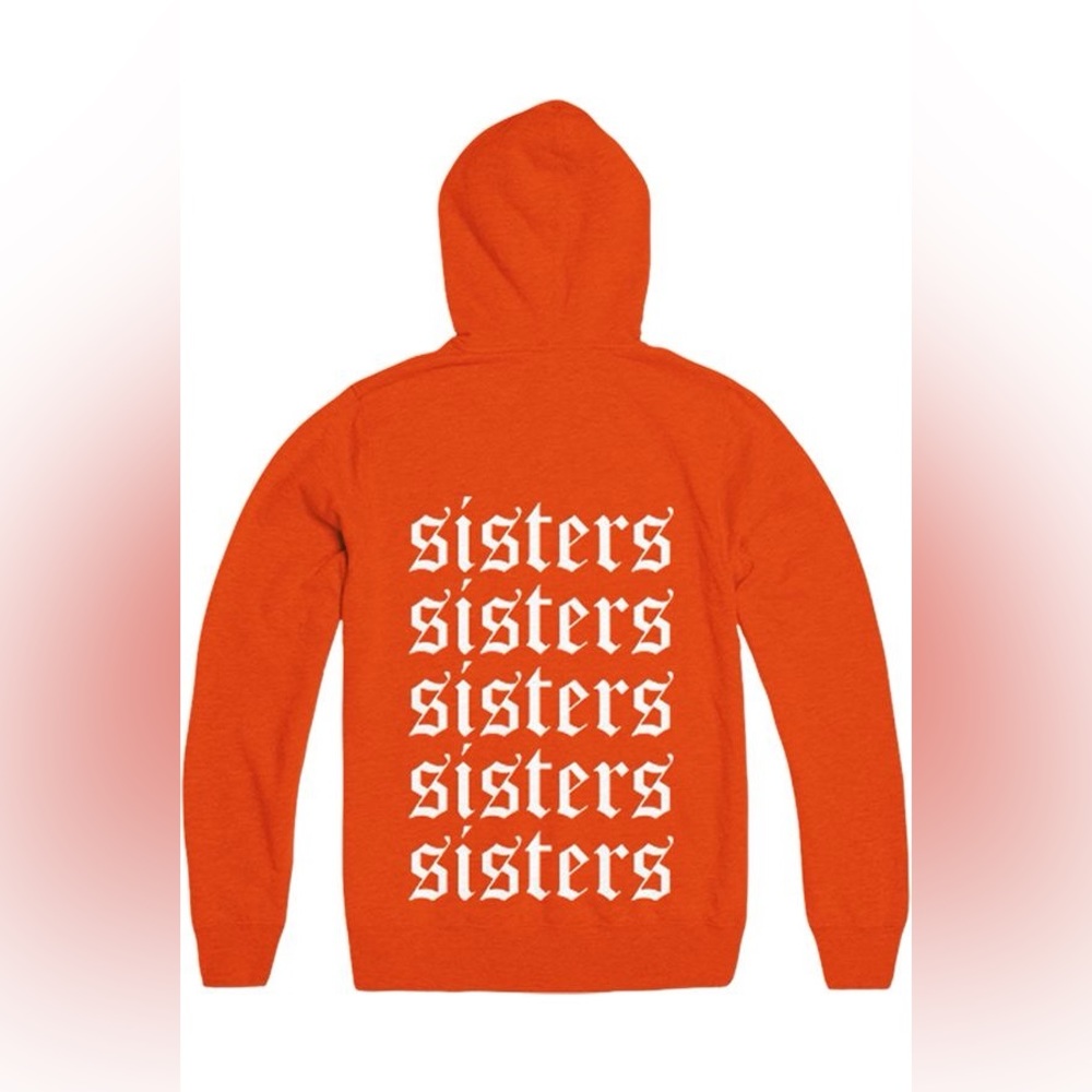 Orange James Charles Sisters hoodie size M